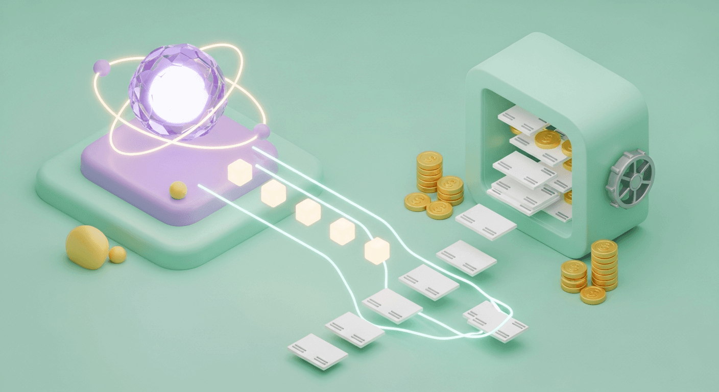 A modern professional using an AI assistant for MCP invoicing and automated billing