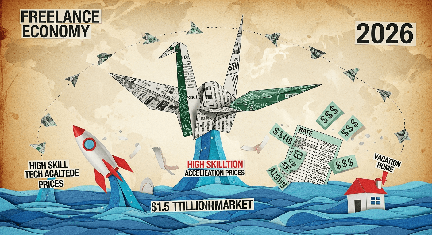 Illustration about how to set freelance rates in 2026